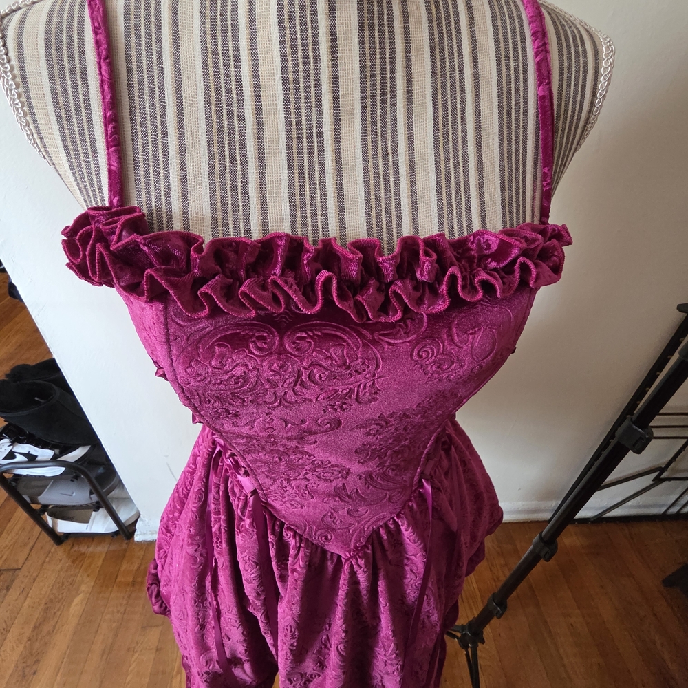Fuchsia Zip-up Dress - Picture 6 of 7
